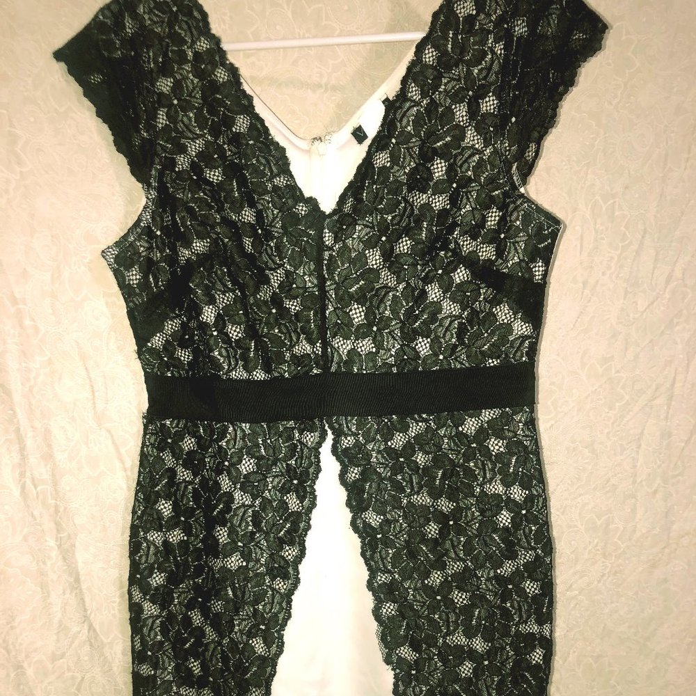 Black & White Laced Dress
